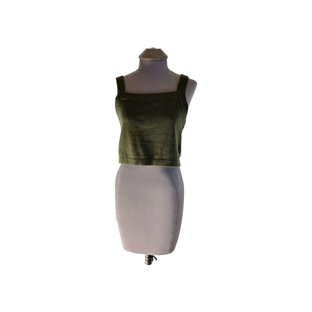 Madewell Cashmere Size M Green Top